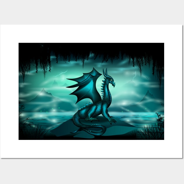 Zena The Dragoness Wall Art by Serena King